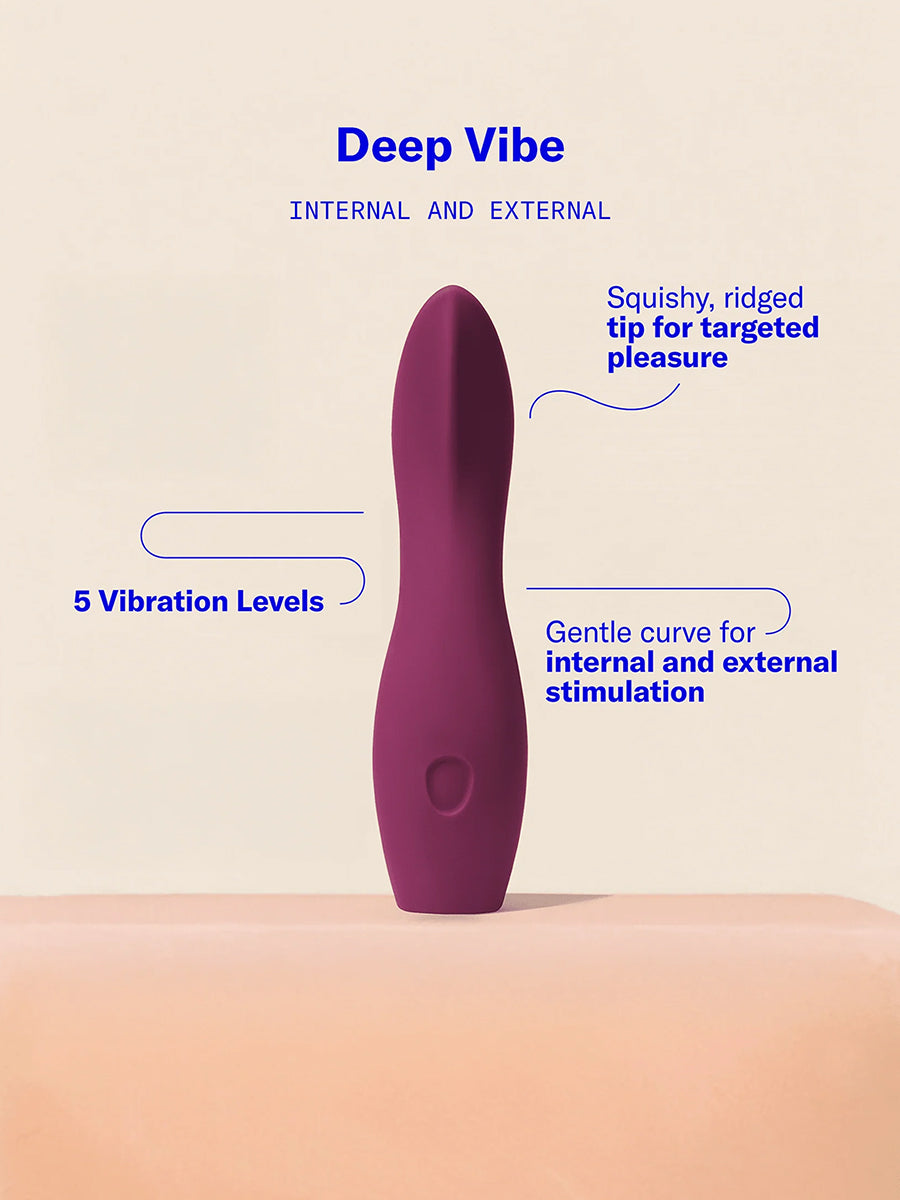 Dame Dip essential seamless vibrator crafted from soft medical-grade silicone for intuitive exploration.