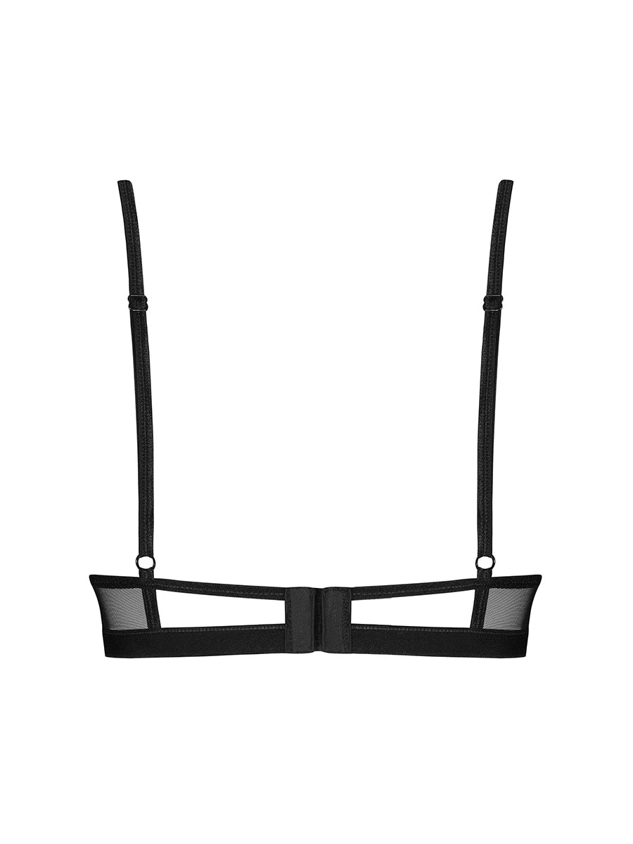 Donarella Bra with Underwired Cups - Black