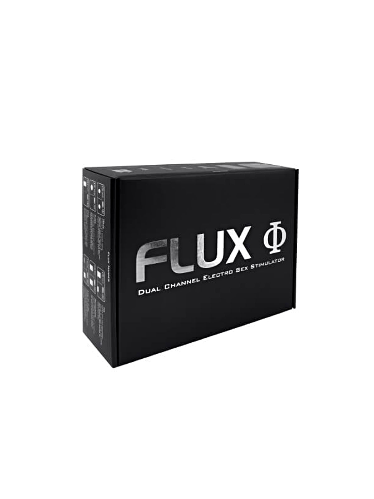 ElectraStim Flux dual channel stimulator featuring an OLED display, motion control, and premium electro-pads for sensory wellness.