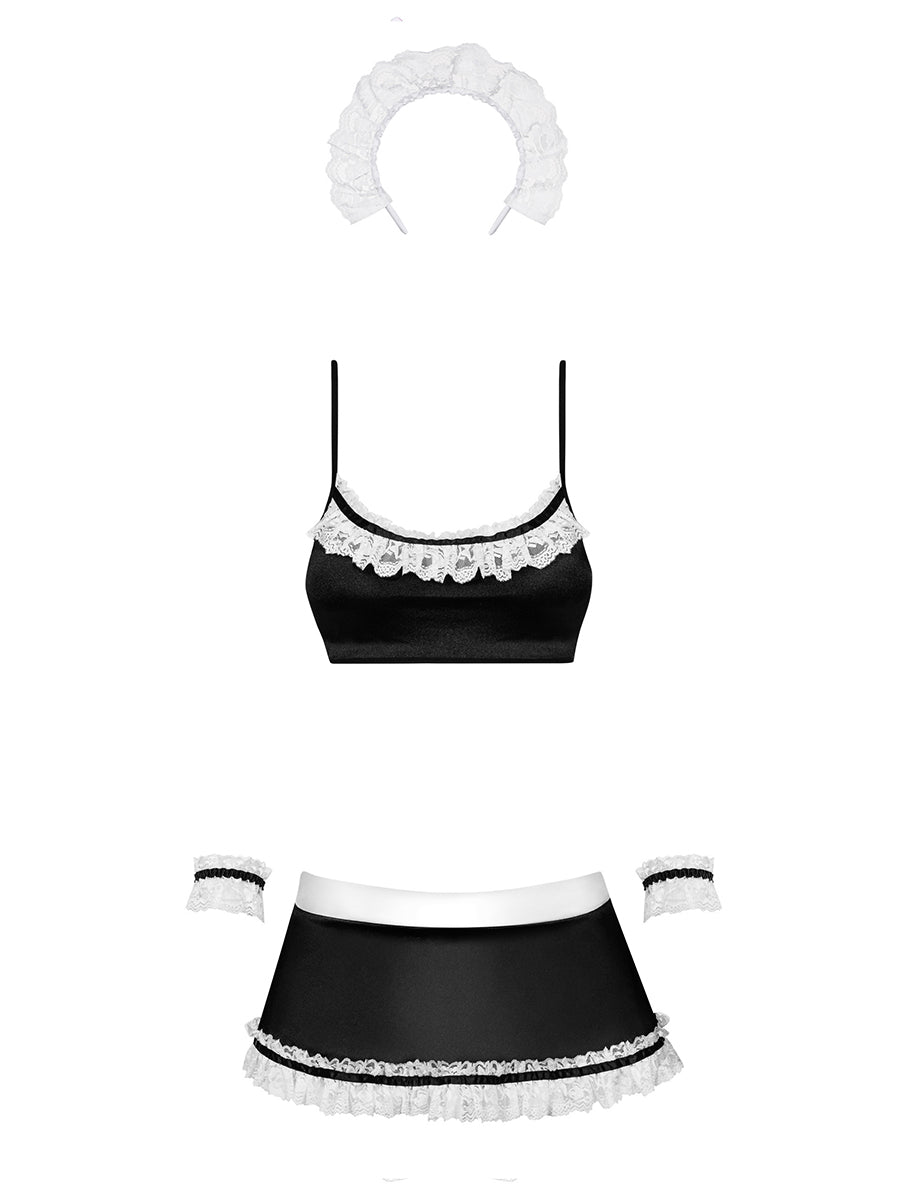 Maid Set Costume - Black