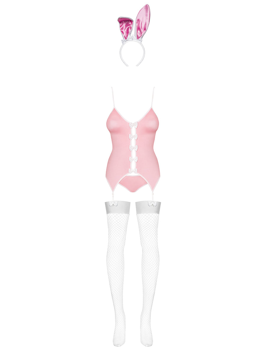 Bunny Suit 4 Pcs Costume - Pink