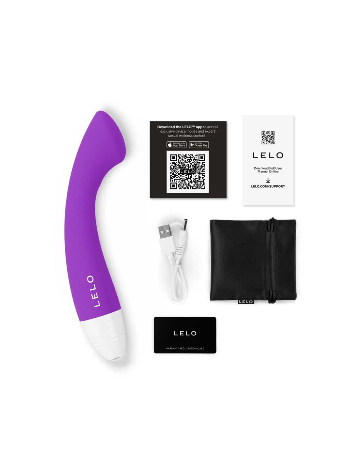 LELO MOKA Originals sleek G-spot vibrator featuring a flattened tip for targeted massage.