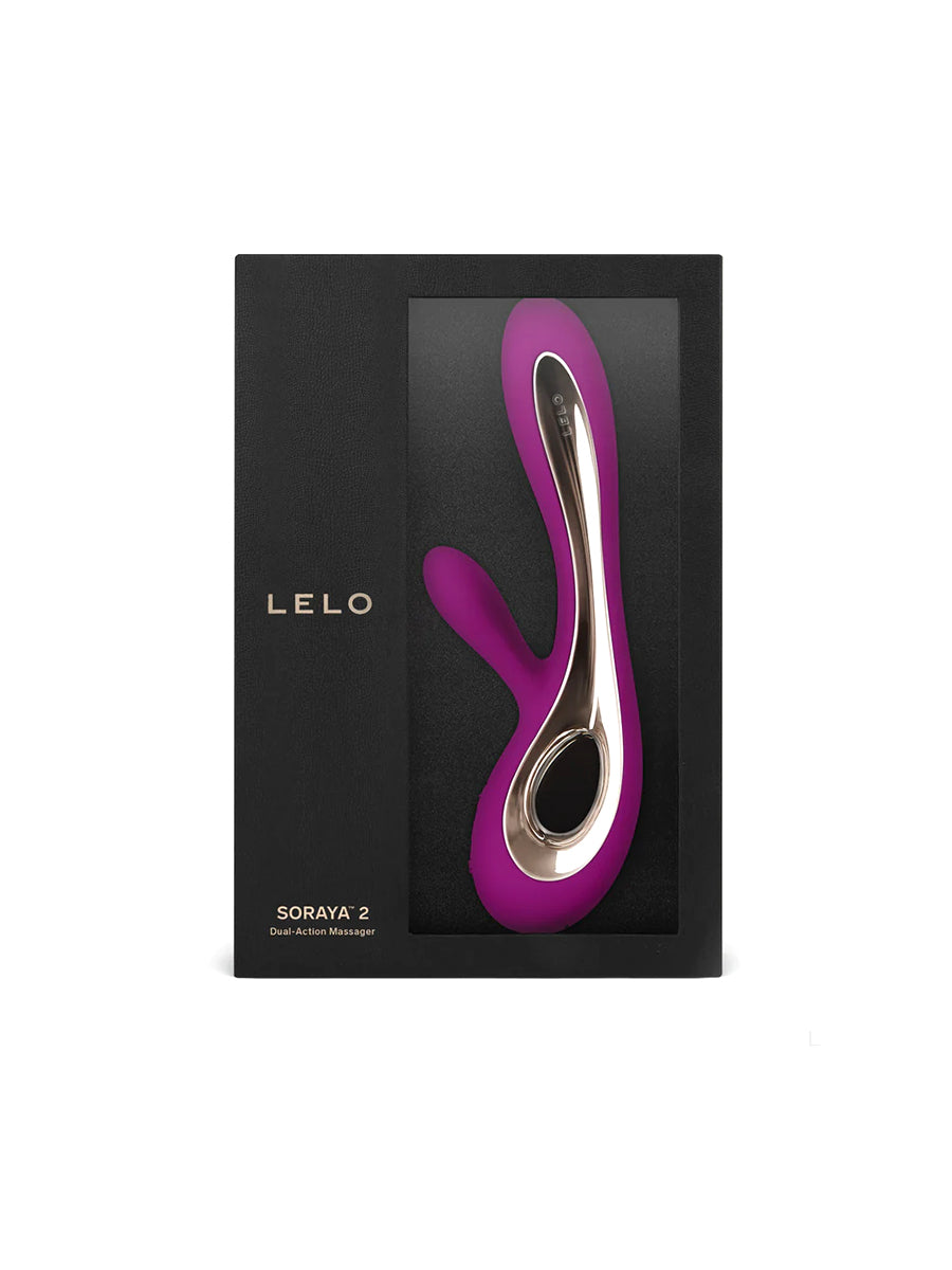LELO SORAYA 2 dual-action sculptural vibrator crafted from body-safe silicone.