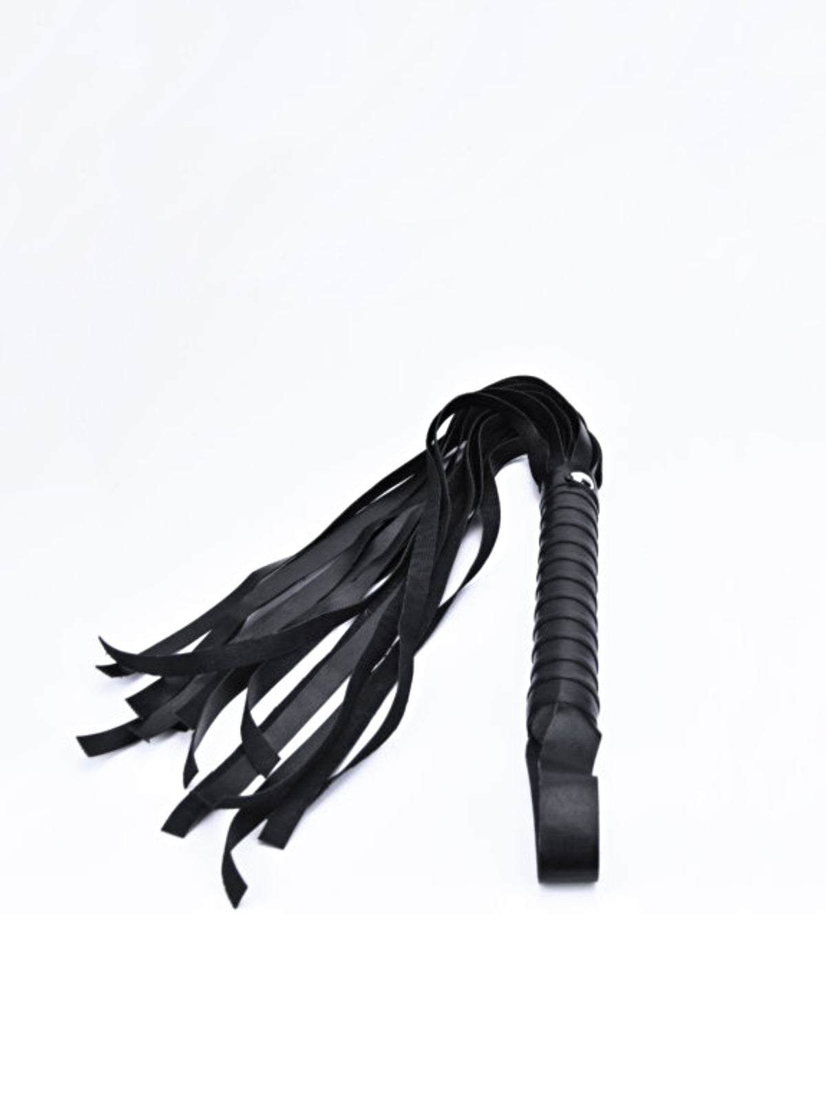 Loving Joy 8-piece black sensory restraint kit featuring sleek PVC cuffs, blindfold, and structural accessories.