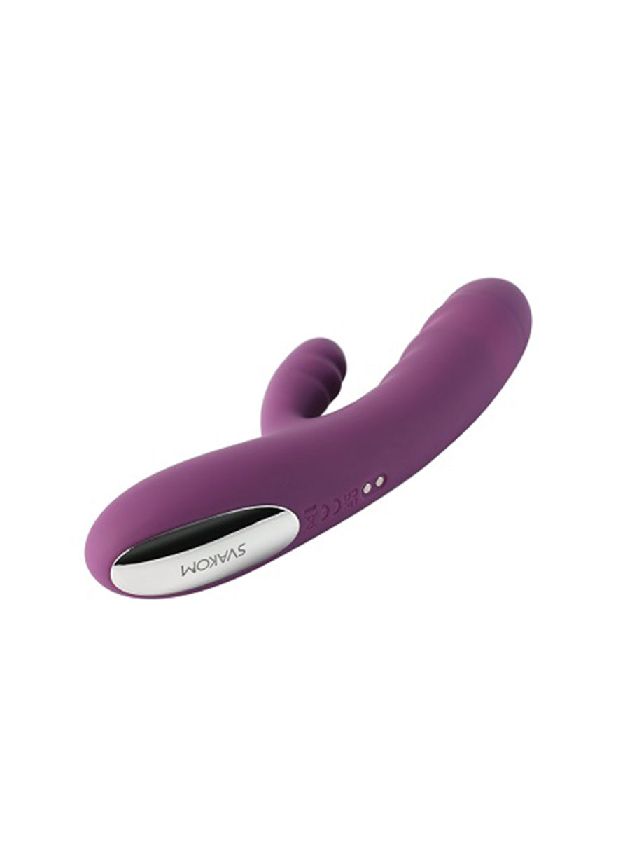 Avery Thrusting Vibrator with Clitoral Stimulator
