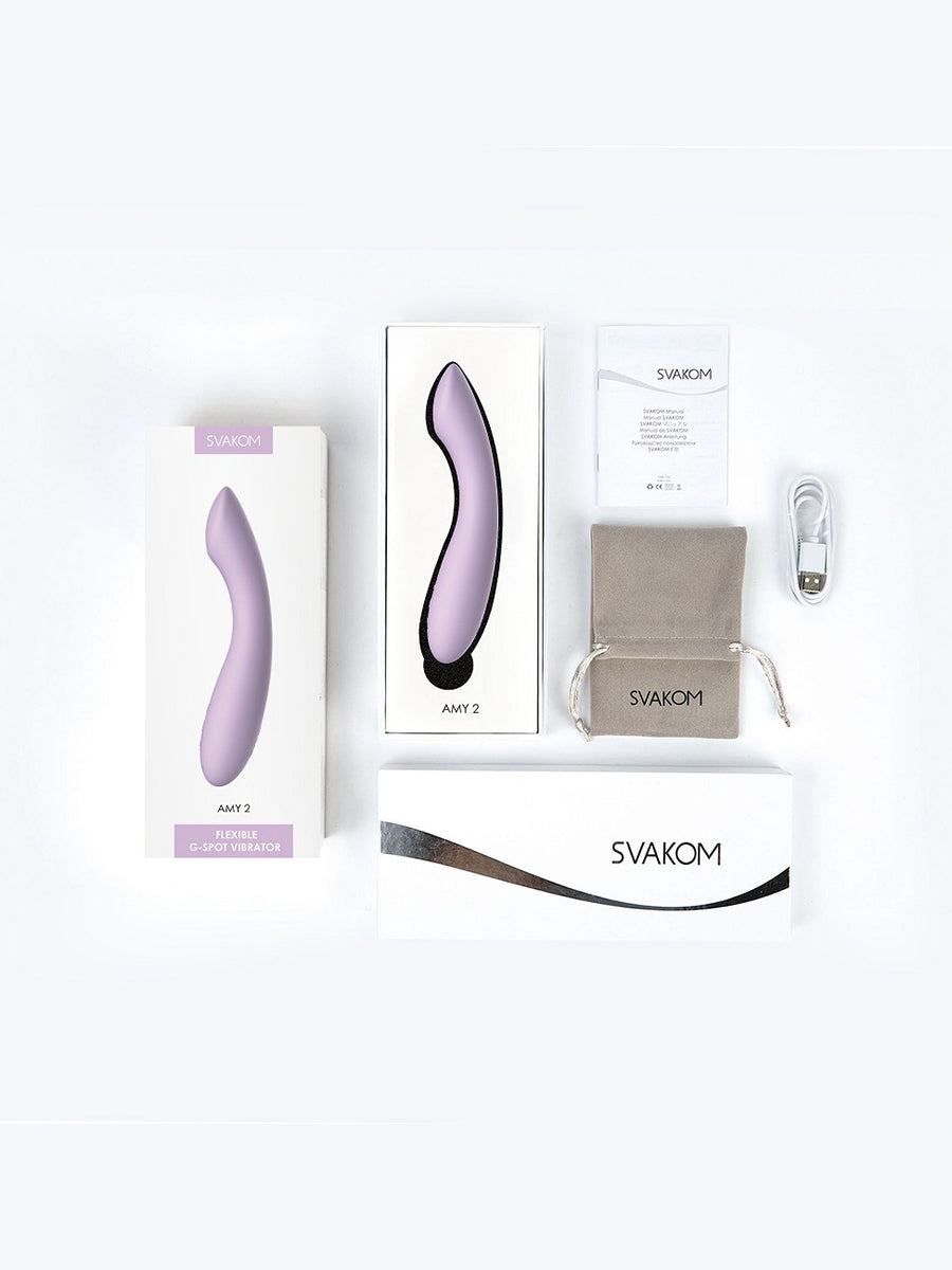 Amy 2 G-Spot and Clitoral Vibrator - Lilac