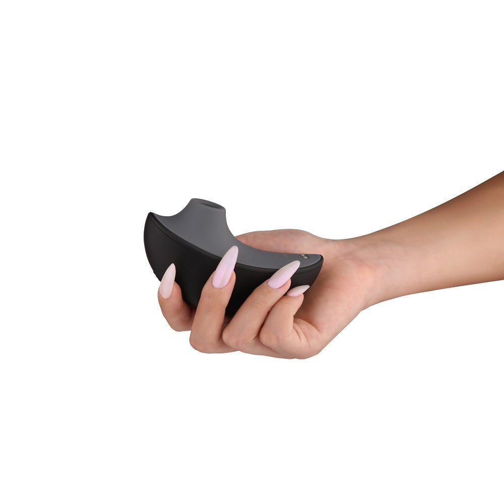 Galaxie Suction Vibrator with Mood Projector Midnight Black