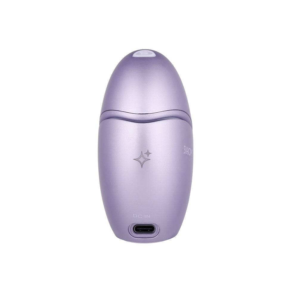 Galaxie Suction Vibrator with Mood Projector Metallic Lilac