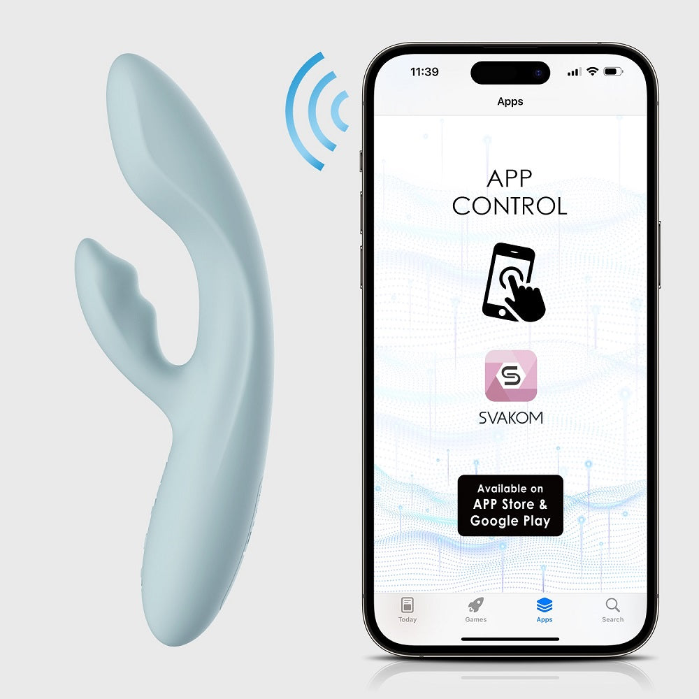 Chika App-Controlled Flexible Warming Rabbit Vibrator