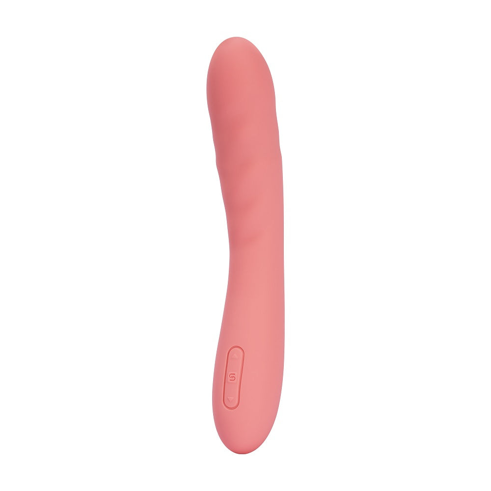 Ava Neo Interactive Thrusting Vibrator Peach Pink