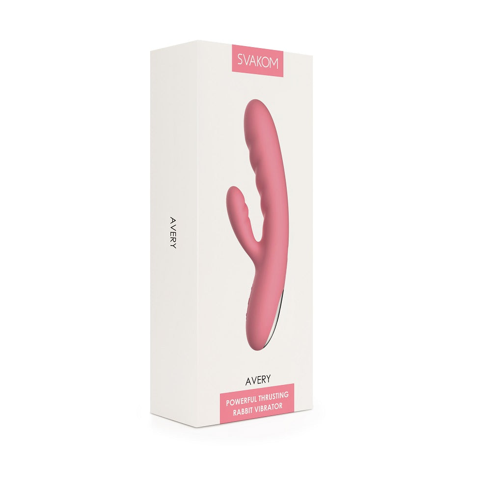 Avery Thrusting Vibrator with Clitoral Stimulator