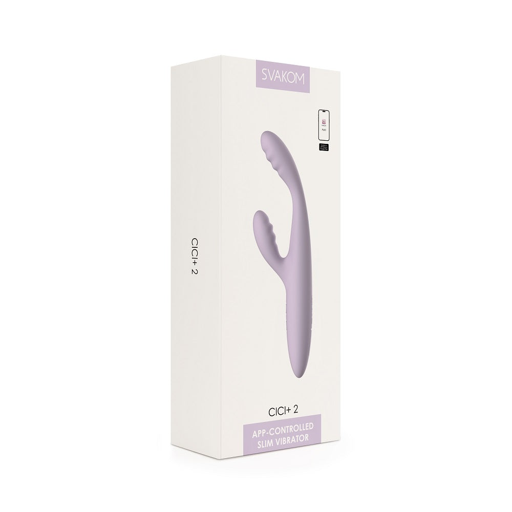 Cici+ 2 App Controlled Slim Rabbit Vibrator