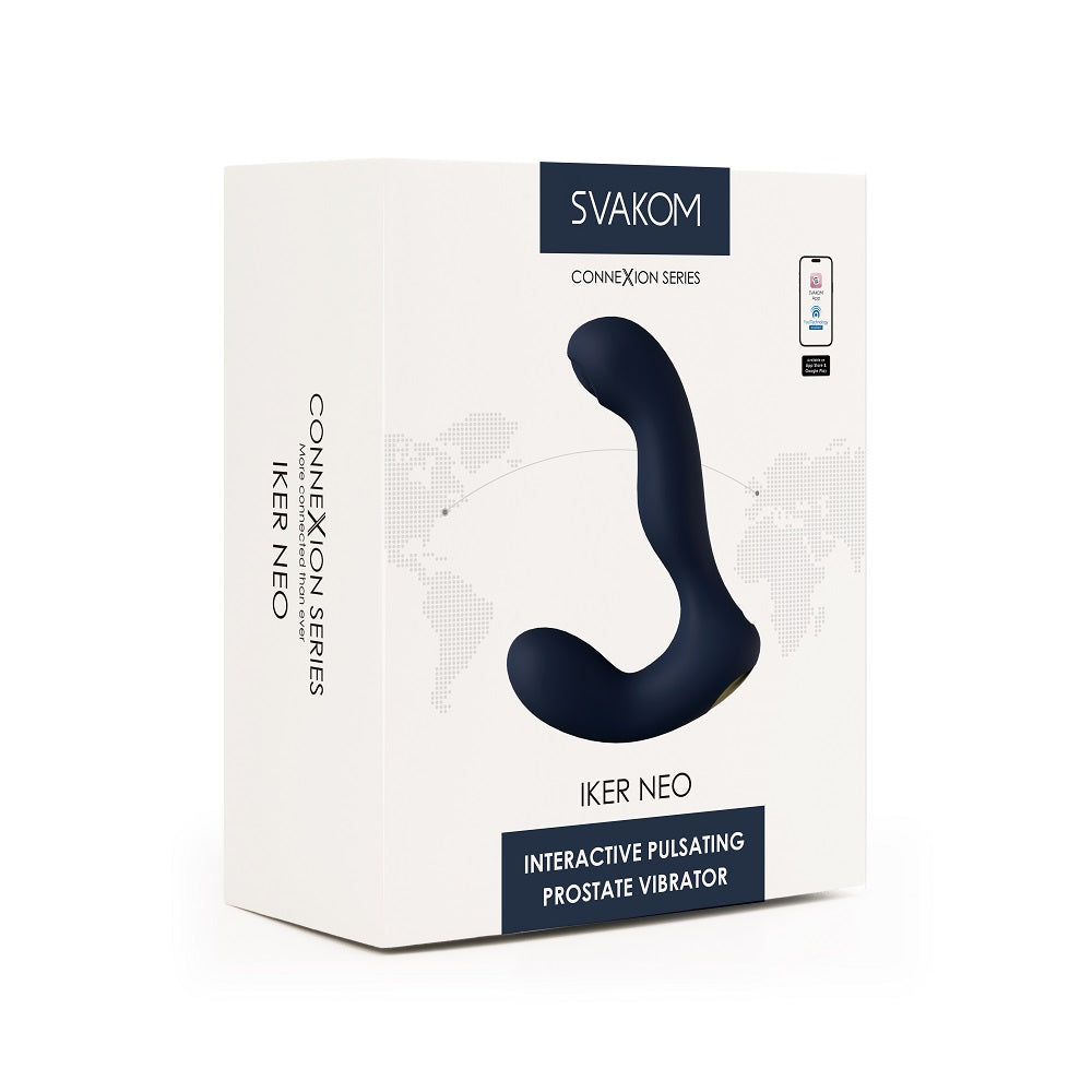 Iker Neo Prostate Massager Navy Blue