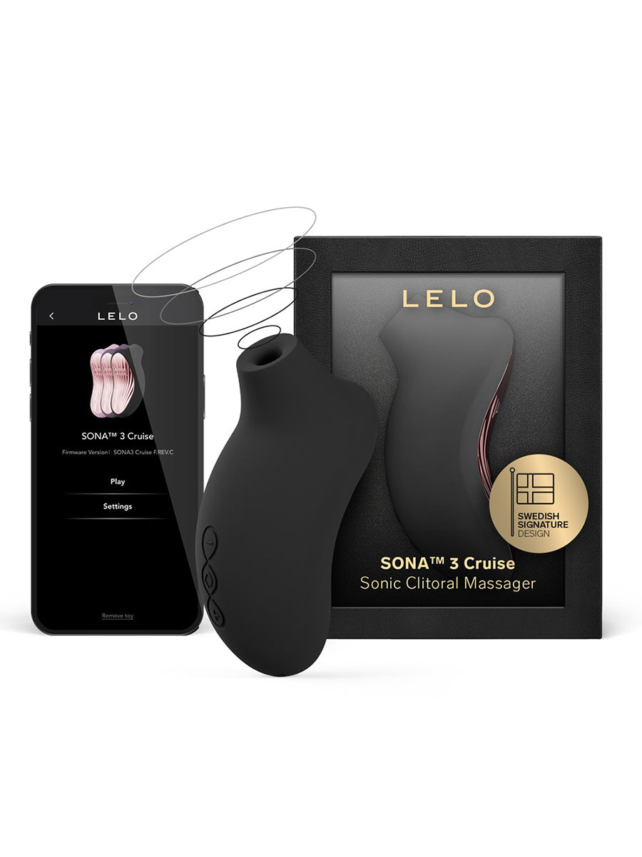 LELO Sona 3 Cruise black sonic wave clitoral massager luxury intimate toy_04