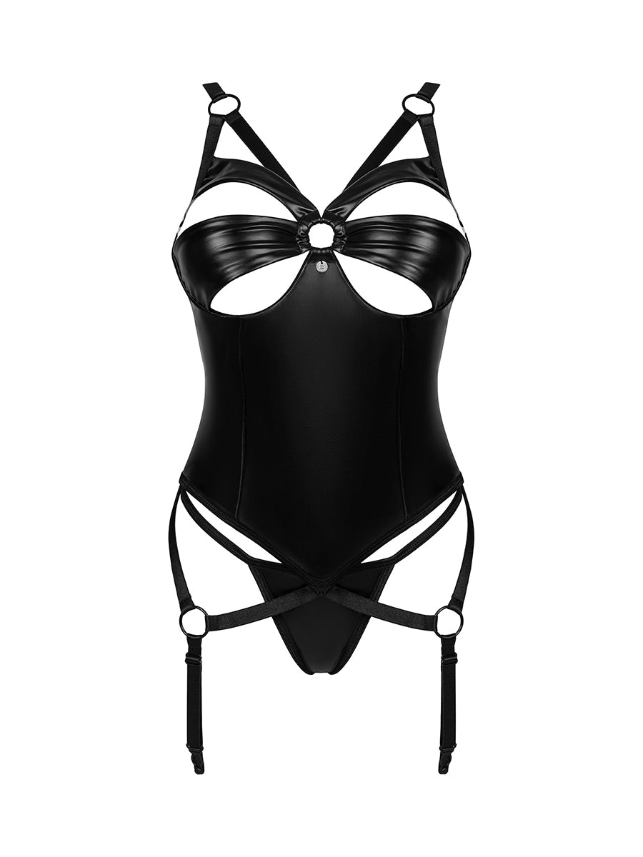 Armares Corset and Thong - Black