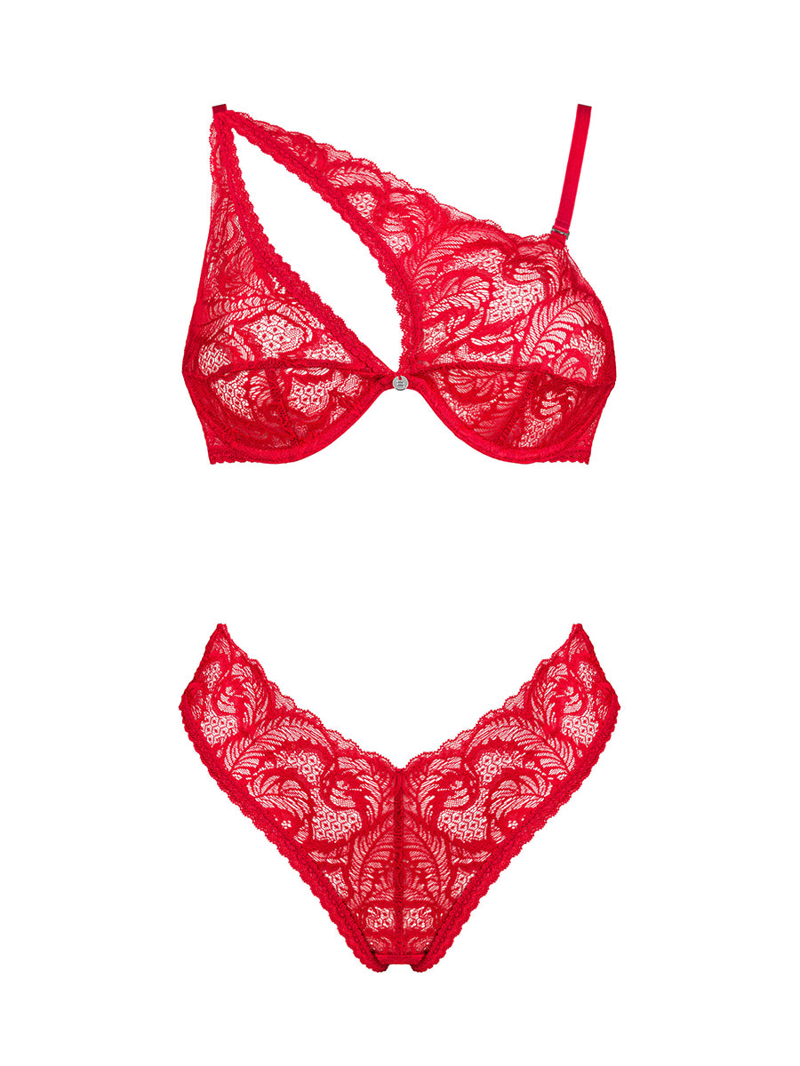 Atenica Red Set Bra & Panties