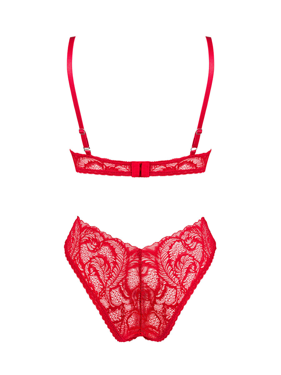 Atenica Red Set Bra & Panties