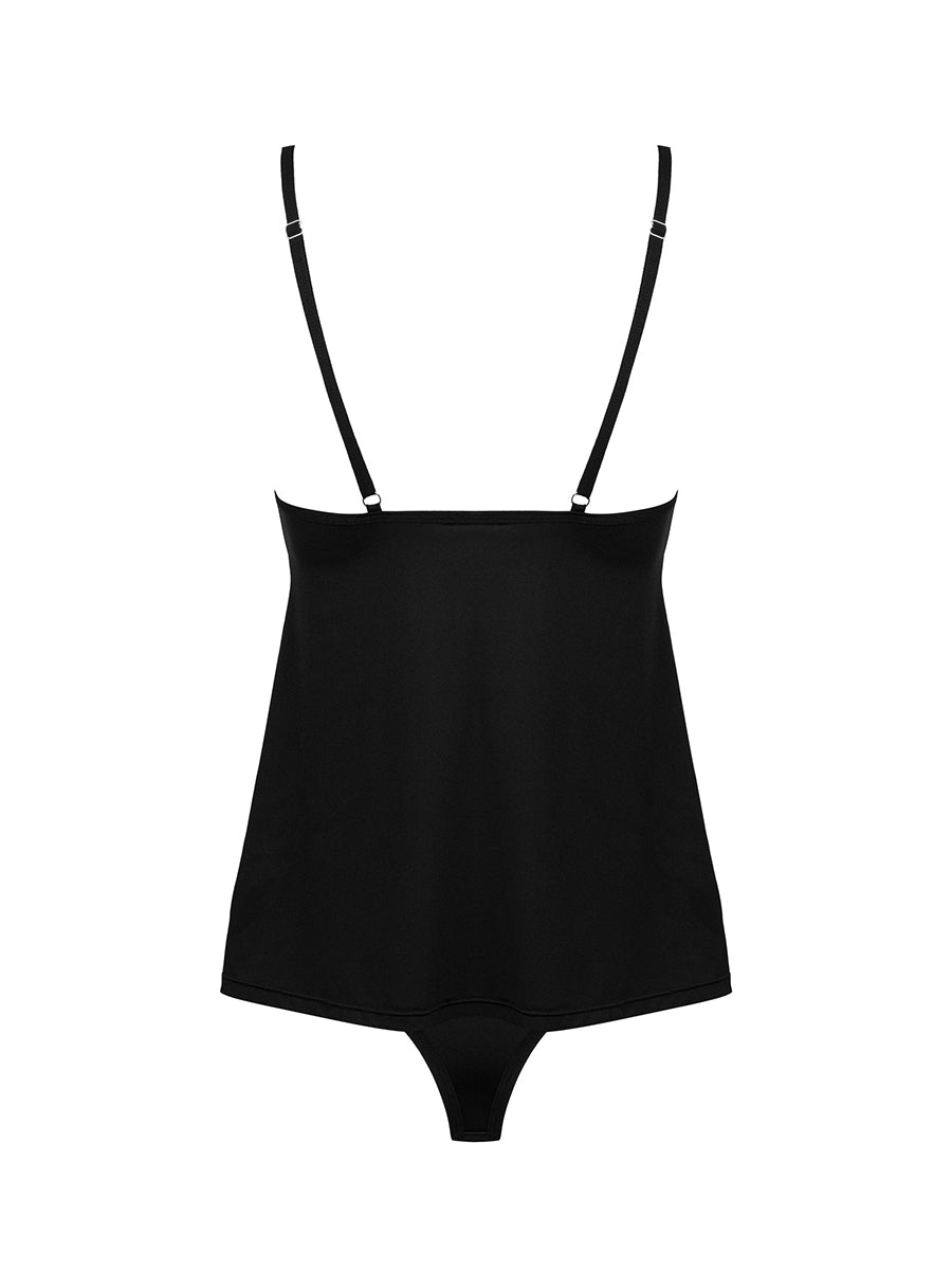 Bella Rou Top & Panties - Black