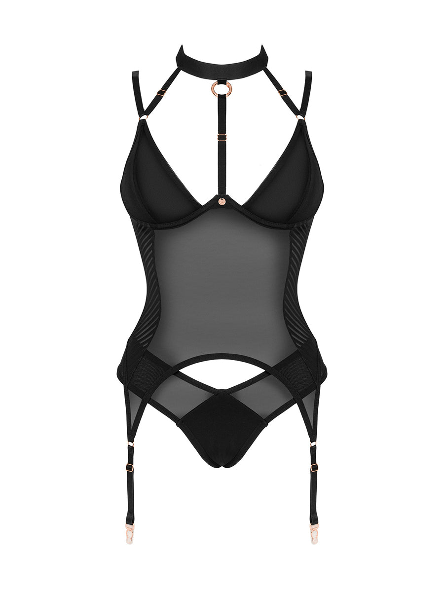 Brasica Corset with Choker & Panties