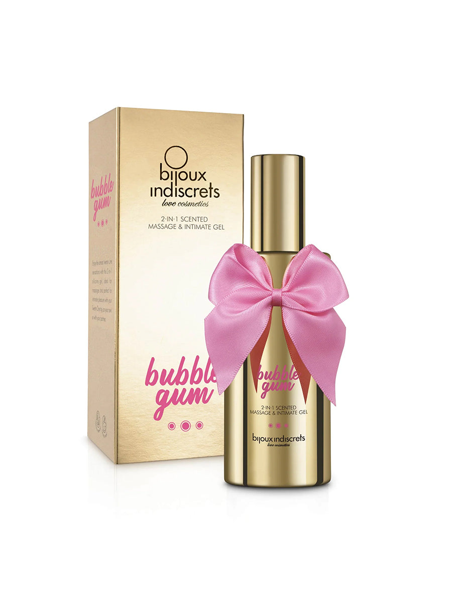 Bubblegum Scented Massage and Intimate Gel