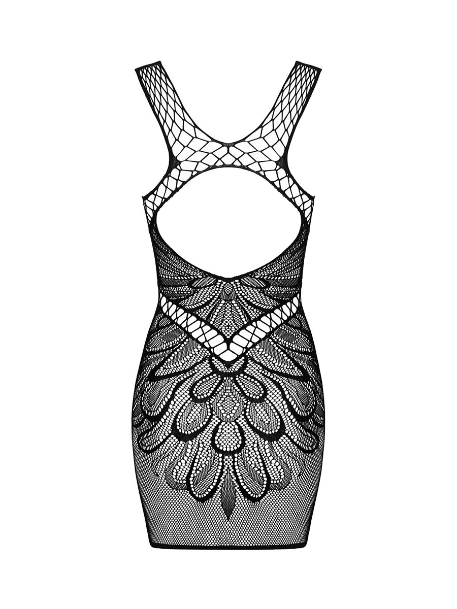 D608 Knitted Dress - Black