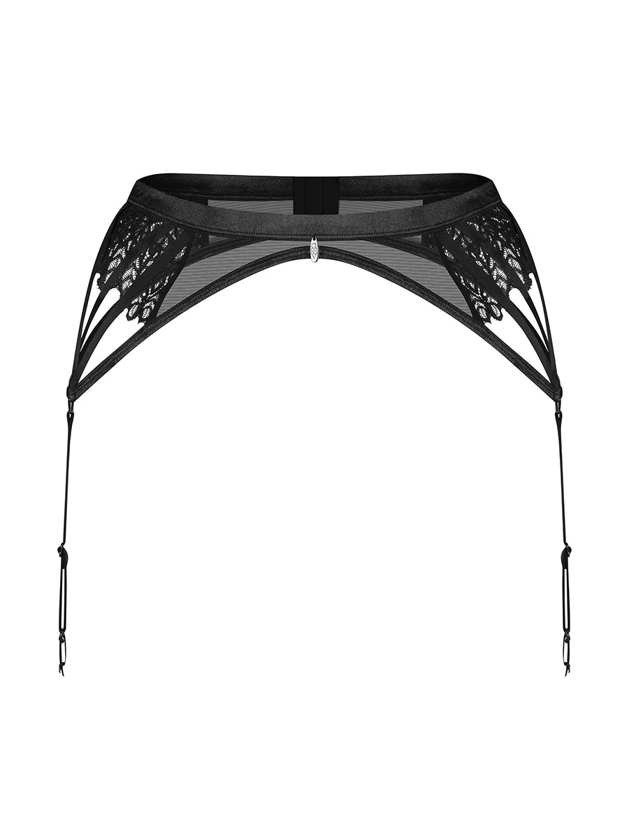 Donarella Garter Belt - Black