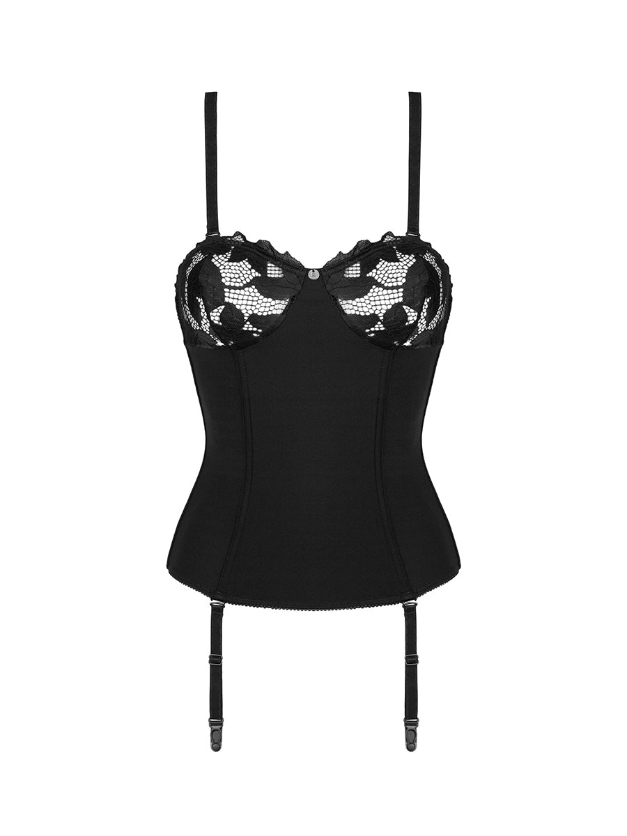 Editya Elegant Corset - Black