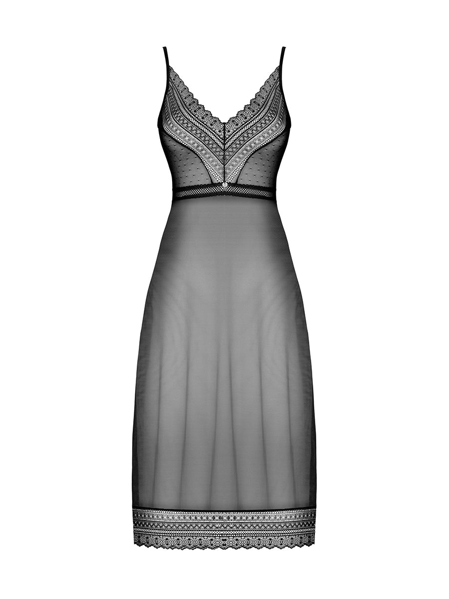 Estiqua Long Corset - Black