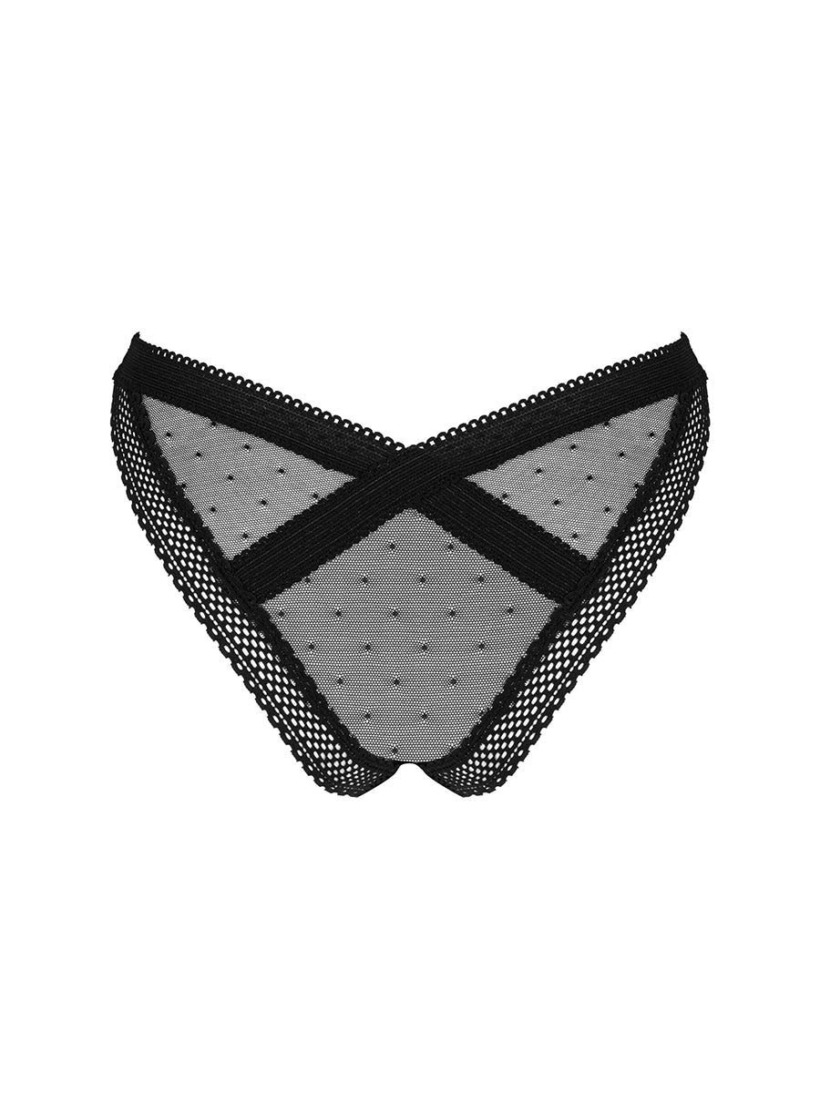 Estiqua Lacy Panties - Black