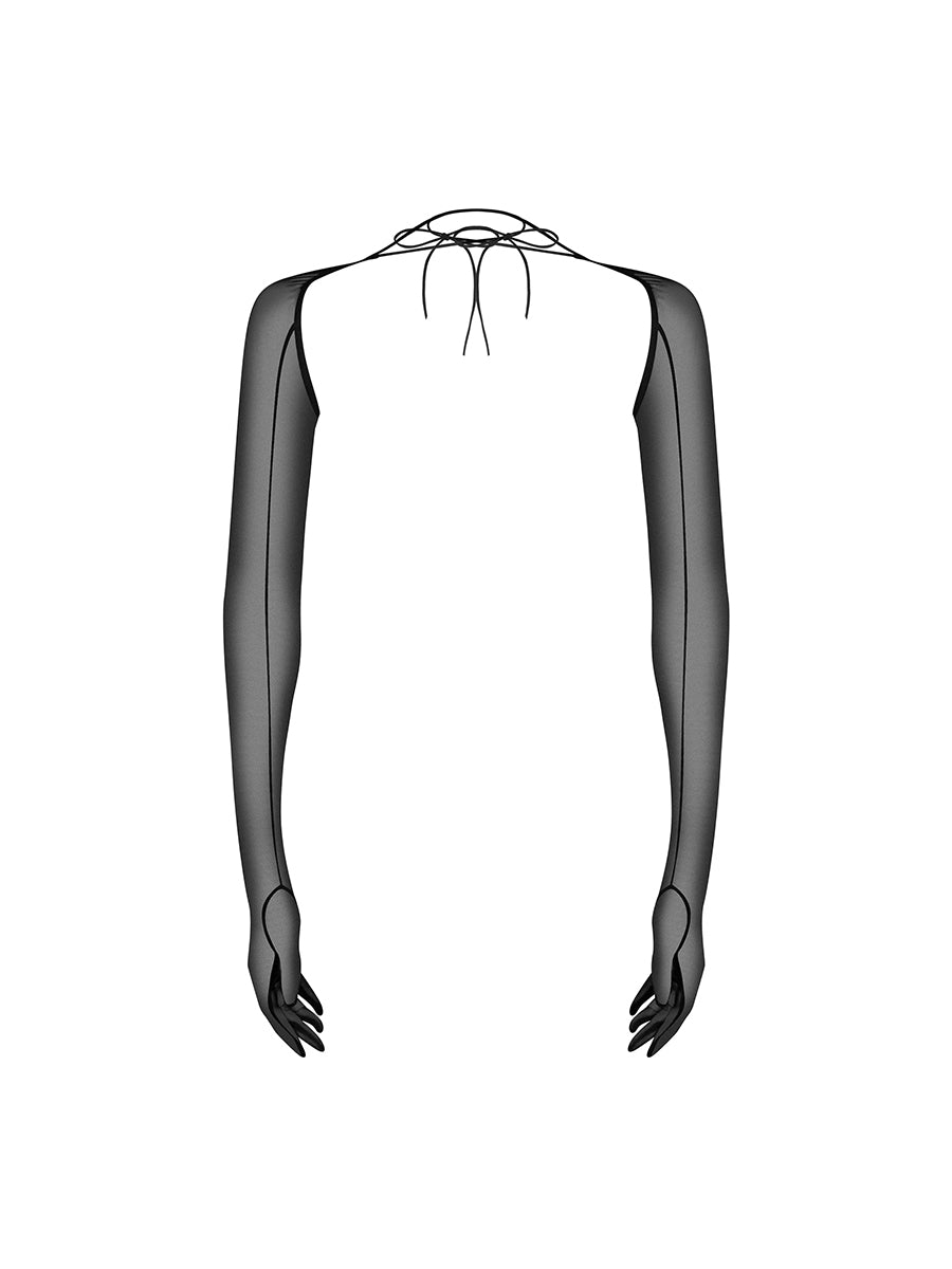 Euphori Long Gloves - Black