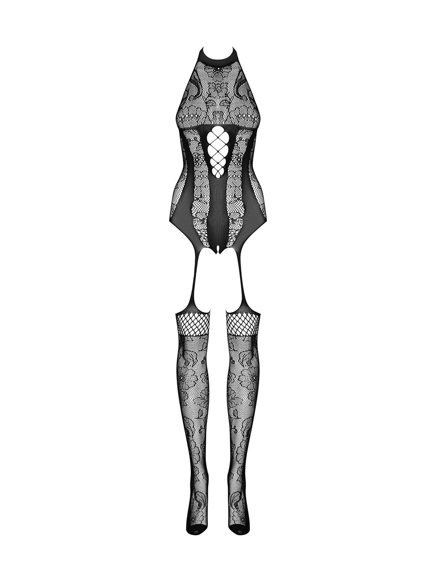 F240 Sensual Bodystocking - Black