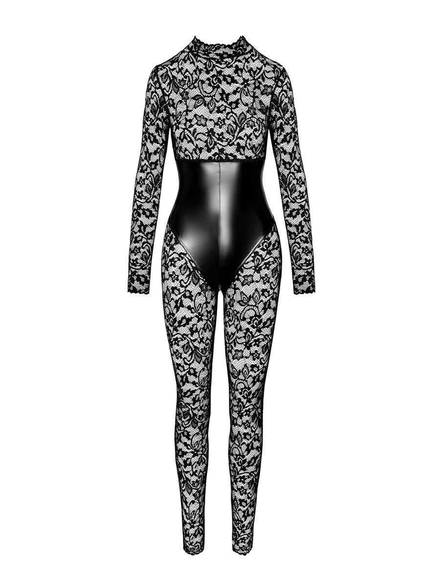 Enigma Lace Catsuit with Underbust Bodice
