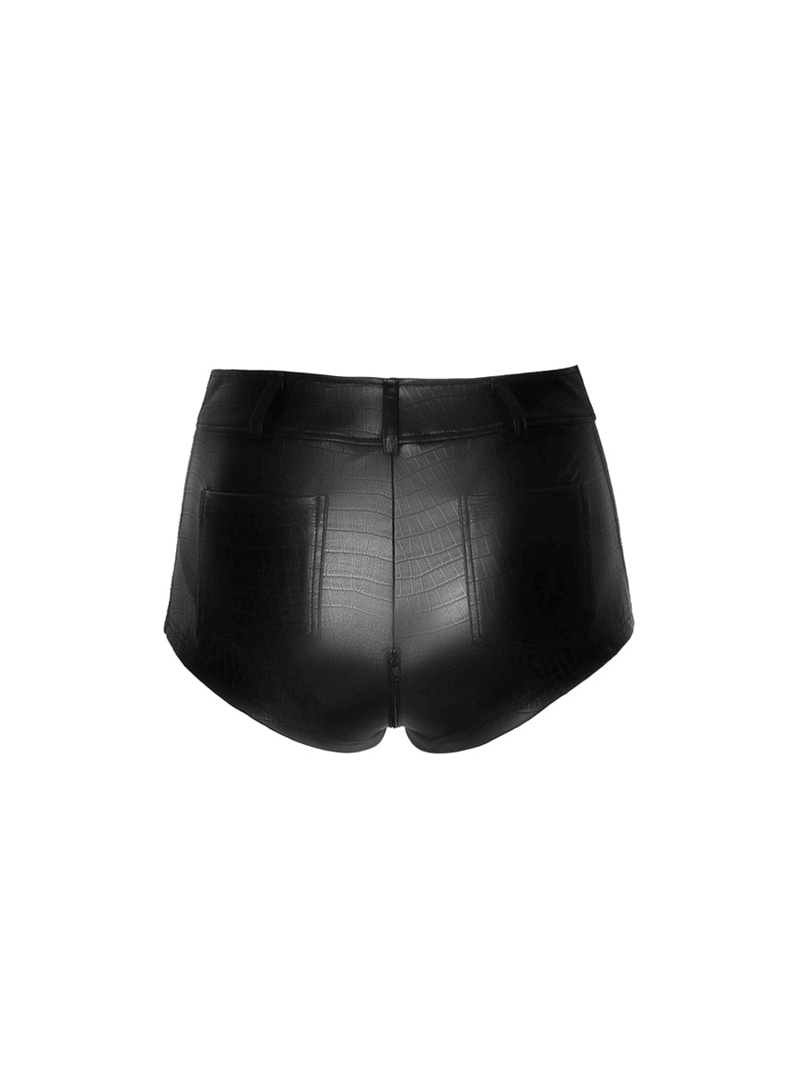 Wild Crocodile Printed Wetlook Shorts
