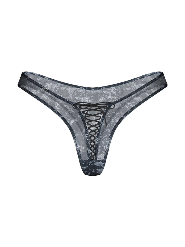 Freedom by Obsessive Corrosis Thong with Front Tie