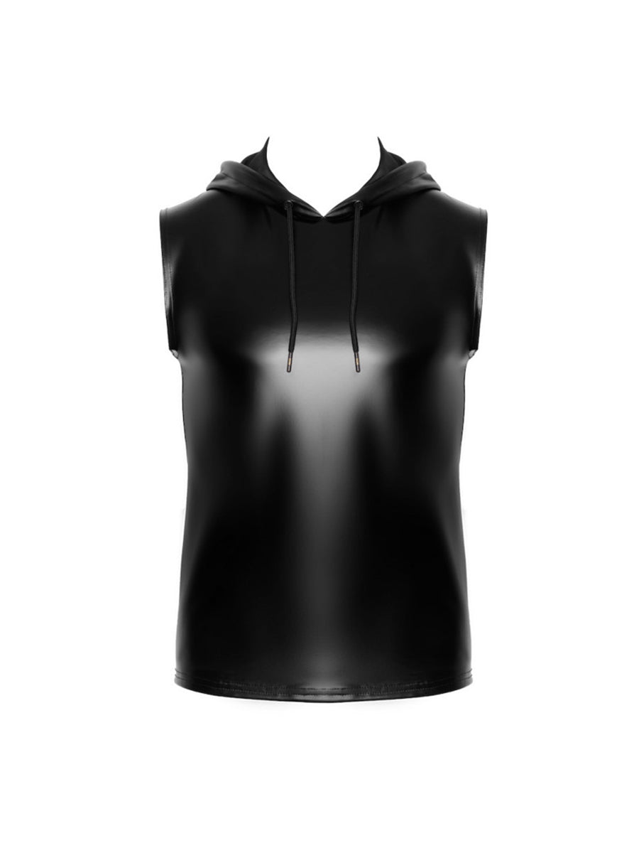 Frenzy Power Wetlook Sleeveless Hoodie