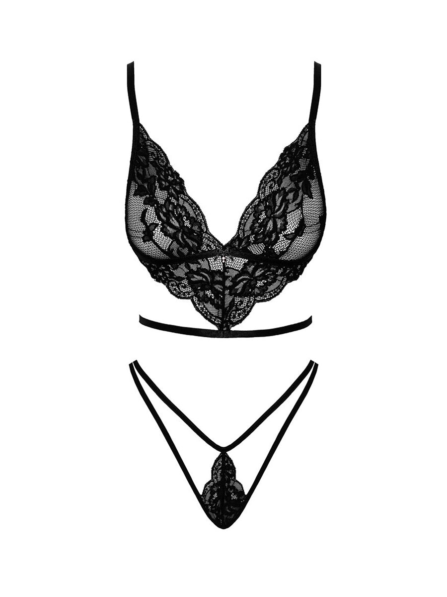 KISS240 French Kiss Lingerie Set - Black