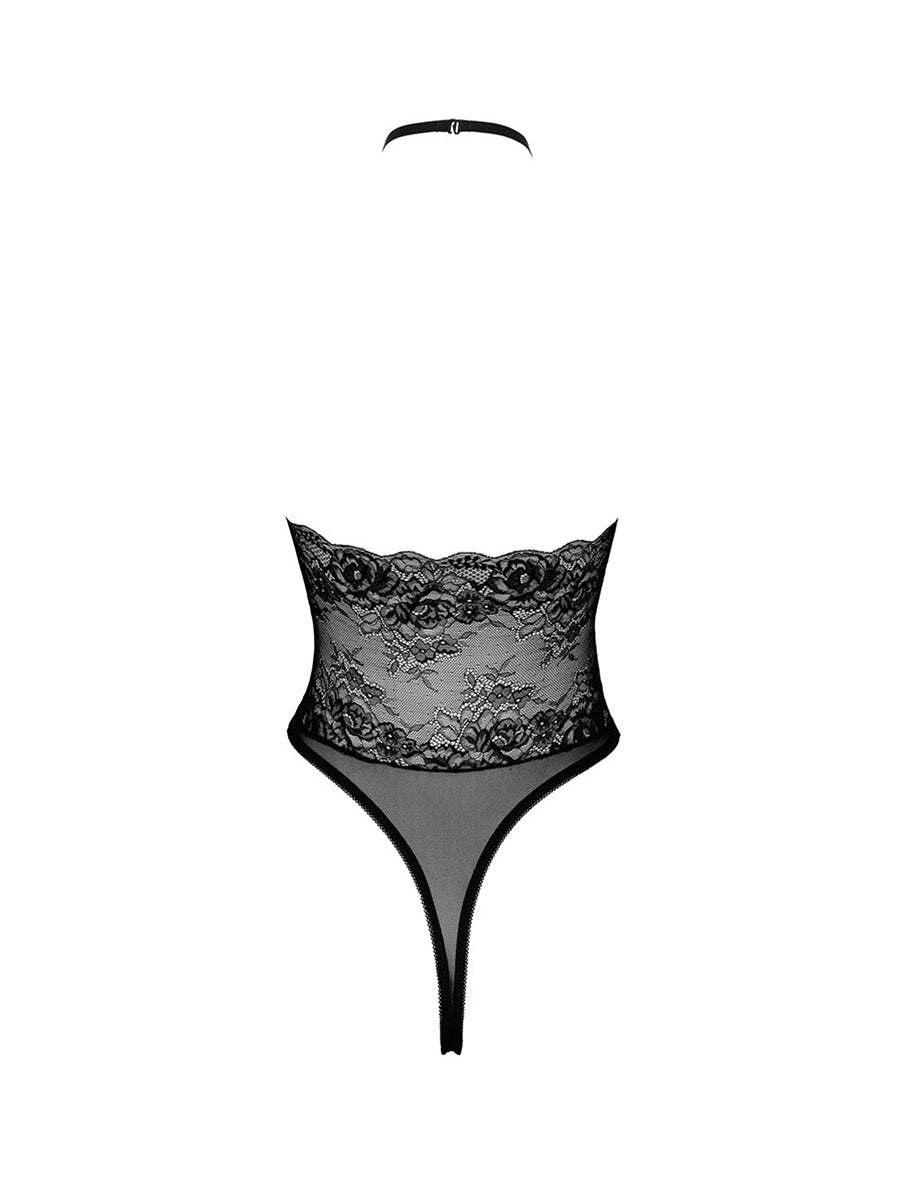 Sexy Kiss Teddy 246 and Sattin Ribbon - Black