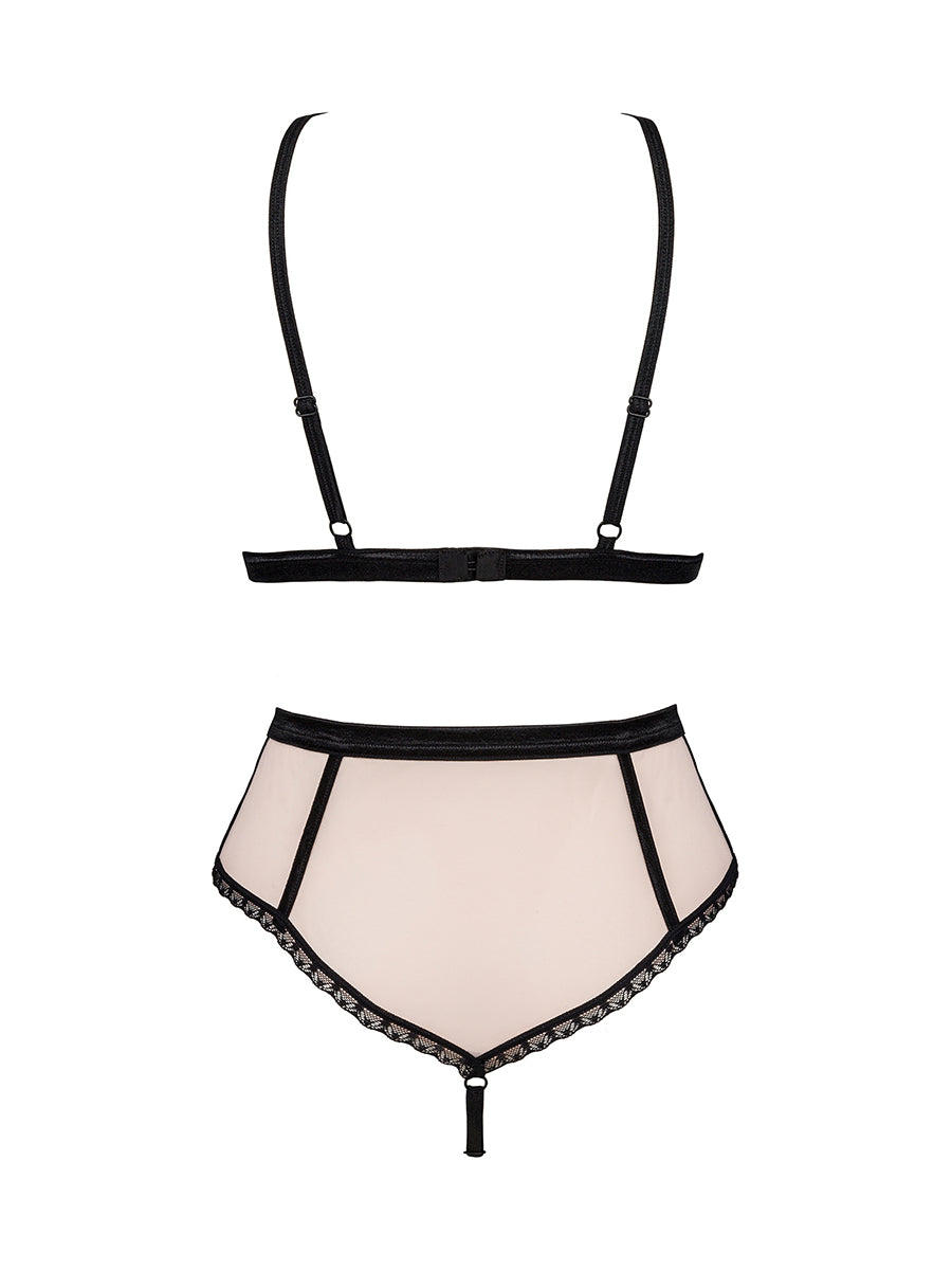 Lilines Pink Lingerie Set: Bra & Panties