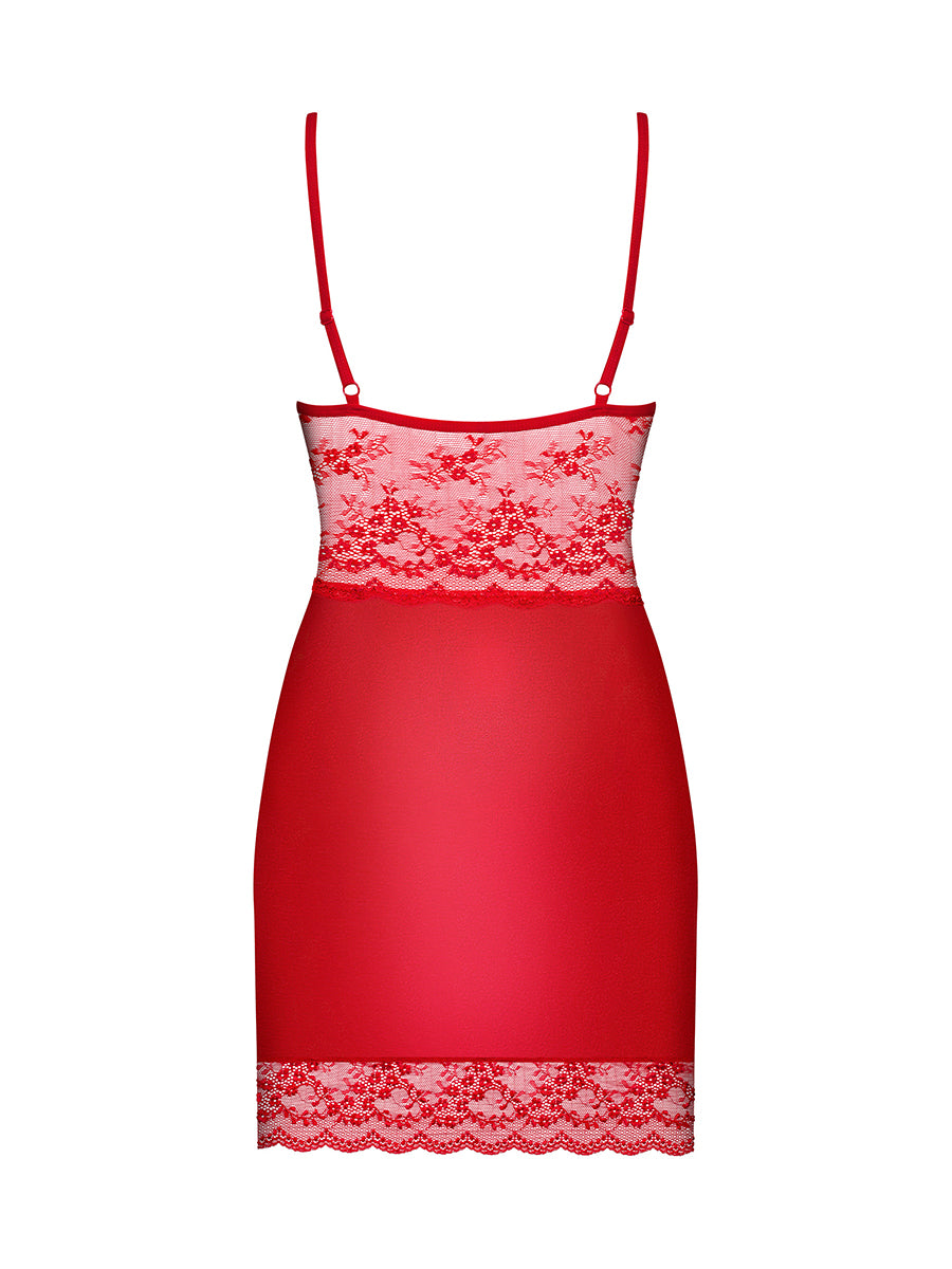 Lovica Red Chemise & Thong