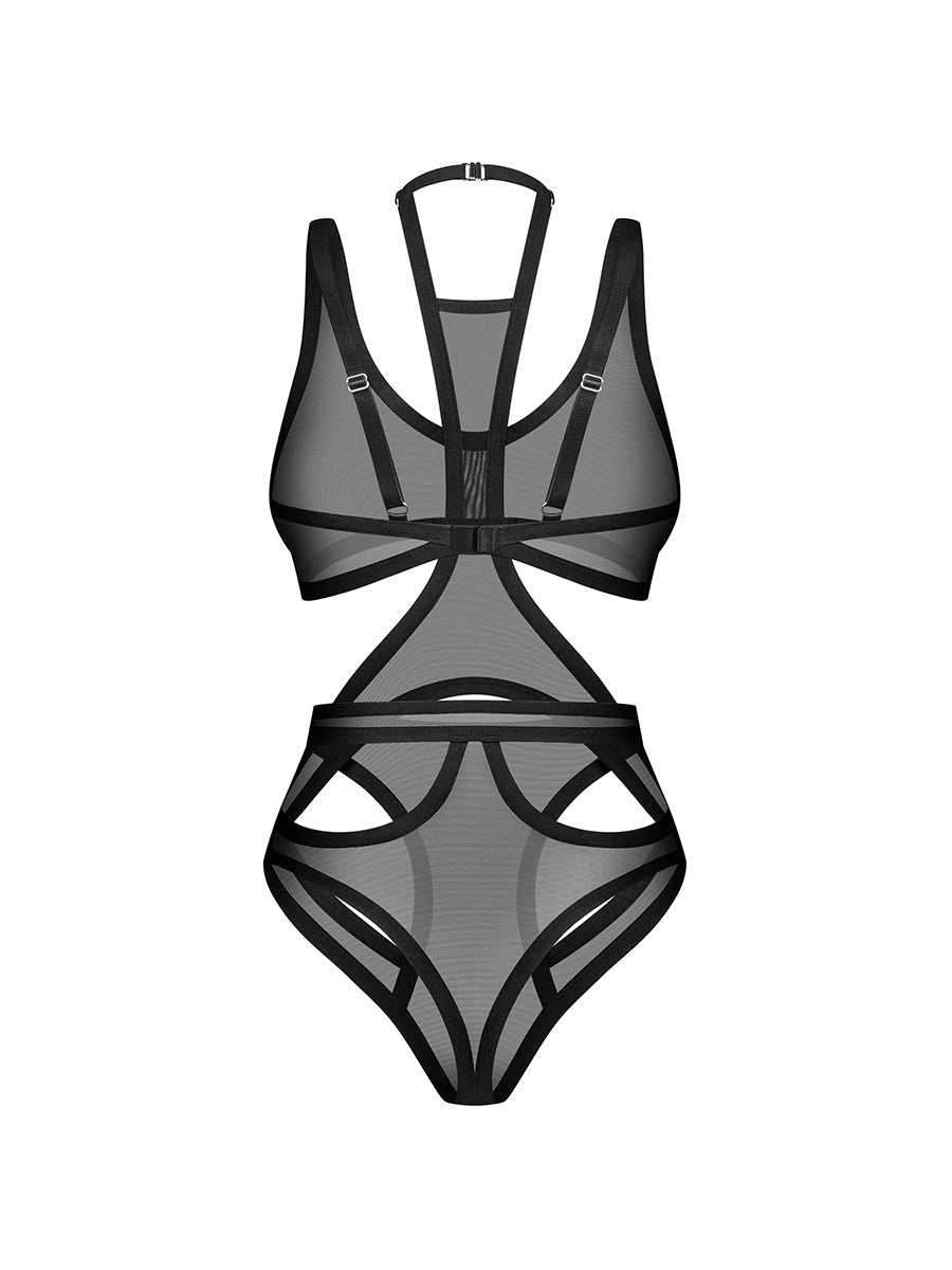 Mercuris Black Teddy with Cutouts