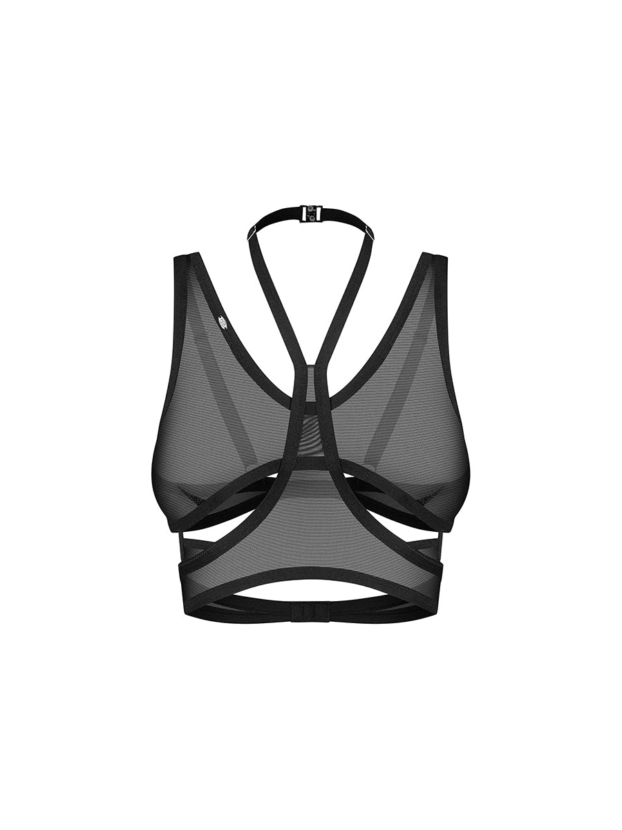 Mercuris Black Top of Transparent Mesh