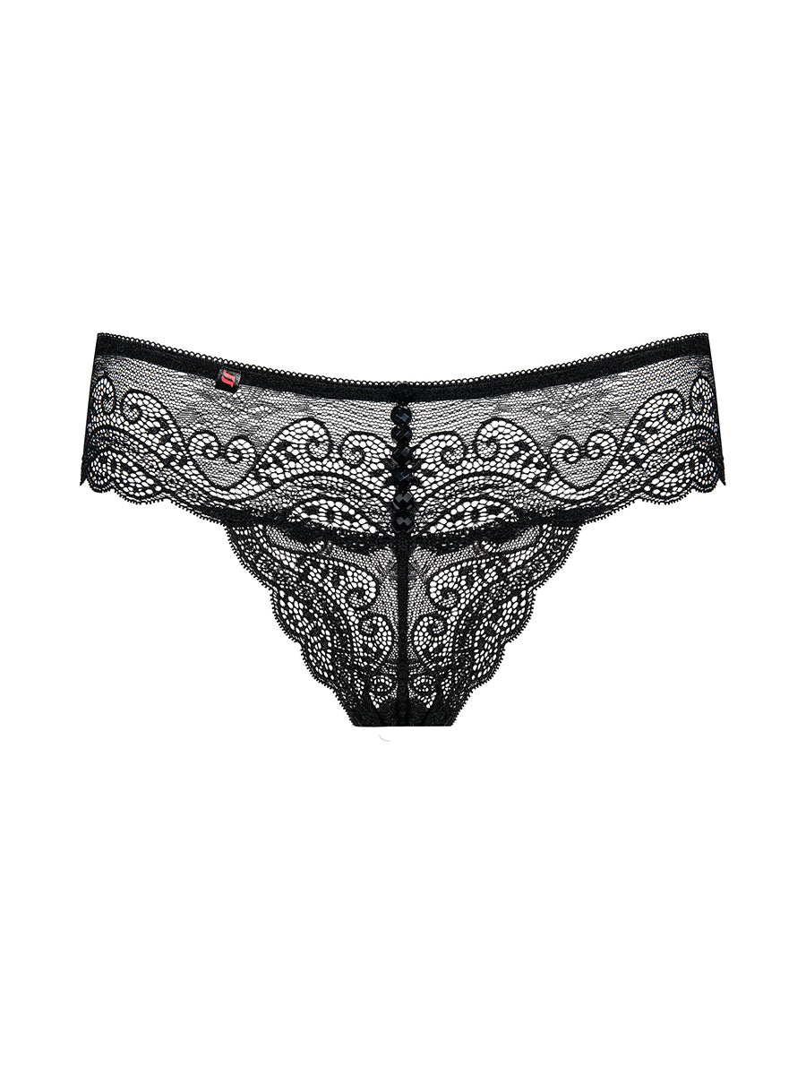 Miamor Black Lace Thong