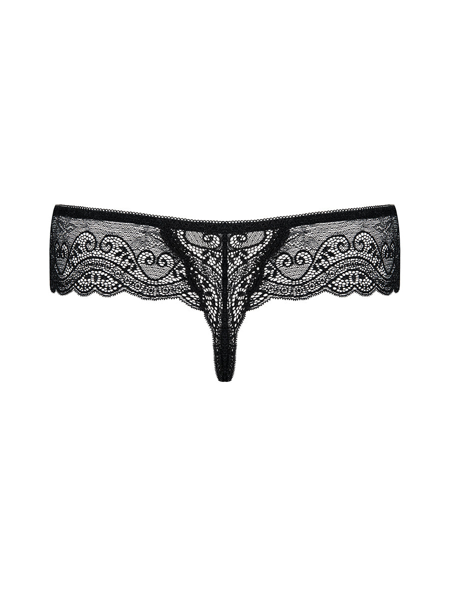 Miamor Black Lace Thong