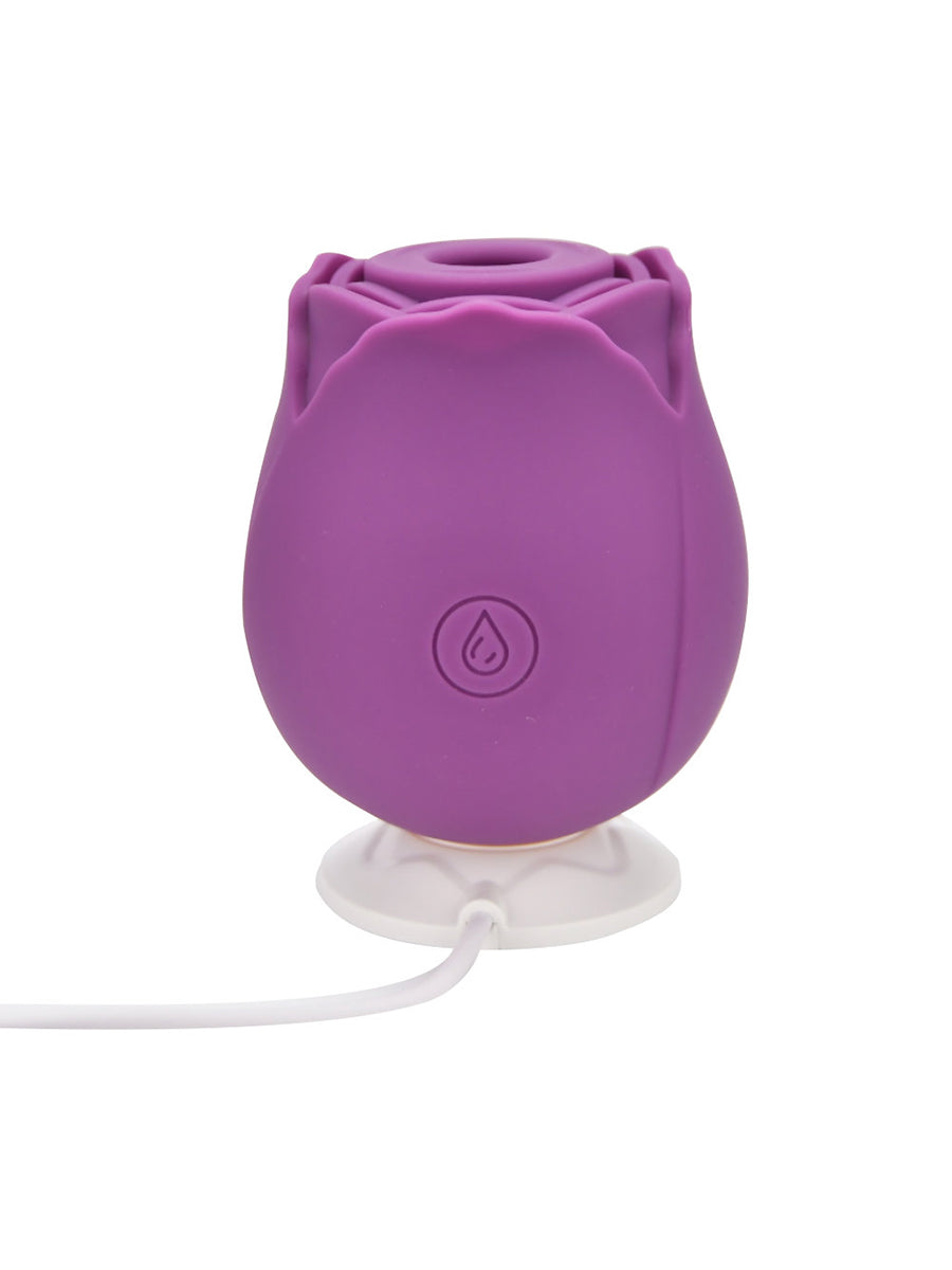 Rose Toy Clitoral Suction Vibrator - Purple