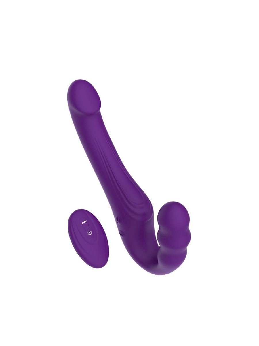 Echo Remote Vibrating Strapless Strap On