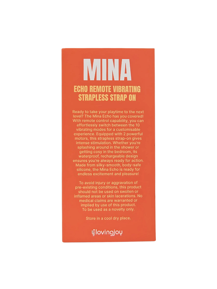 Echo Remote Vibrating Strapless Strap On