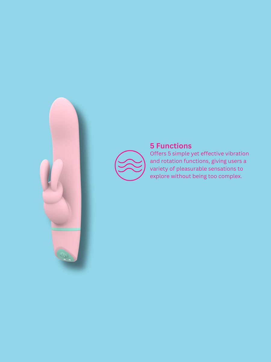 Ripple Vibrating & Rotating Rabbit Vibrator