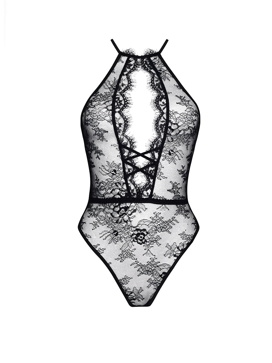 Norah Lace Bodysuit with Adjustable Straps