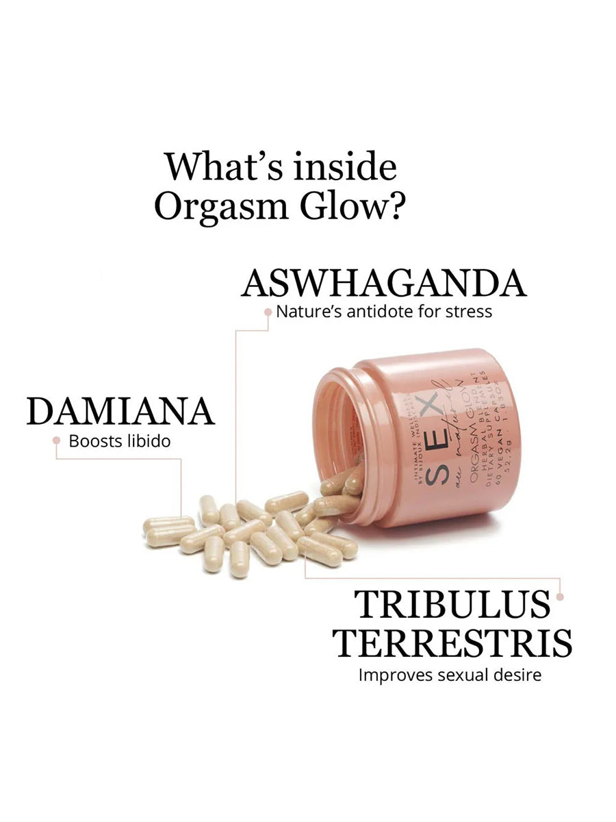 ORGASM GLOW Libido Mood and Arousal Supplement
