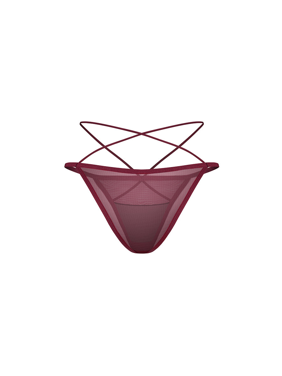 Parisel Burgundy Mini Panties